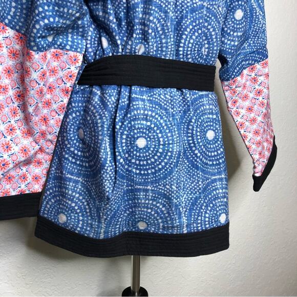 Anthropologie Cleobella Rael patchwork print reversible kimono jacket Large NWT - Picture 9 of 16